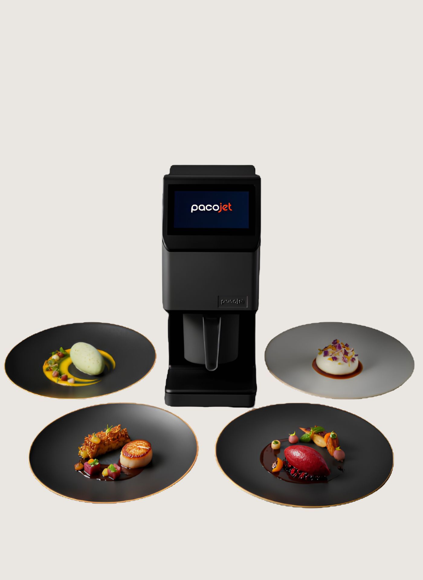 Pacojet with plates