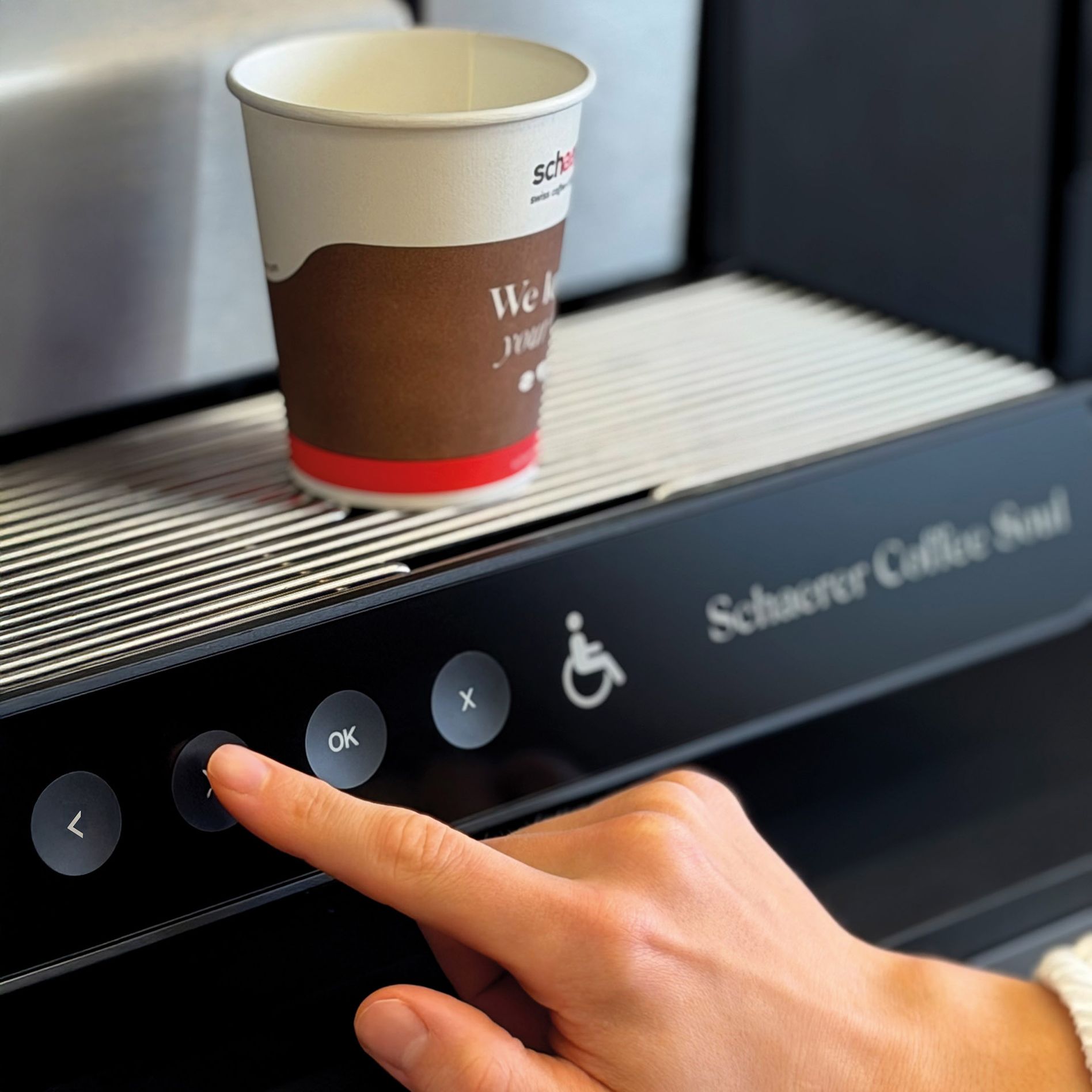 Schaerer Coffee Soul coffee machine with EasyAccess feature