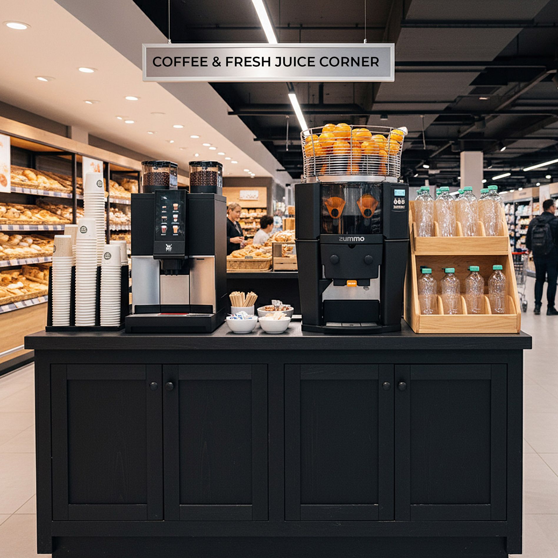 Coffee & juice corner