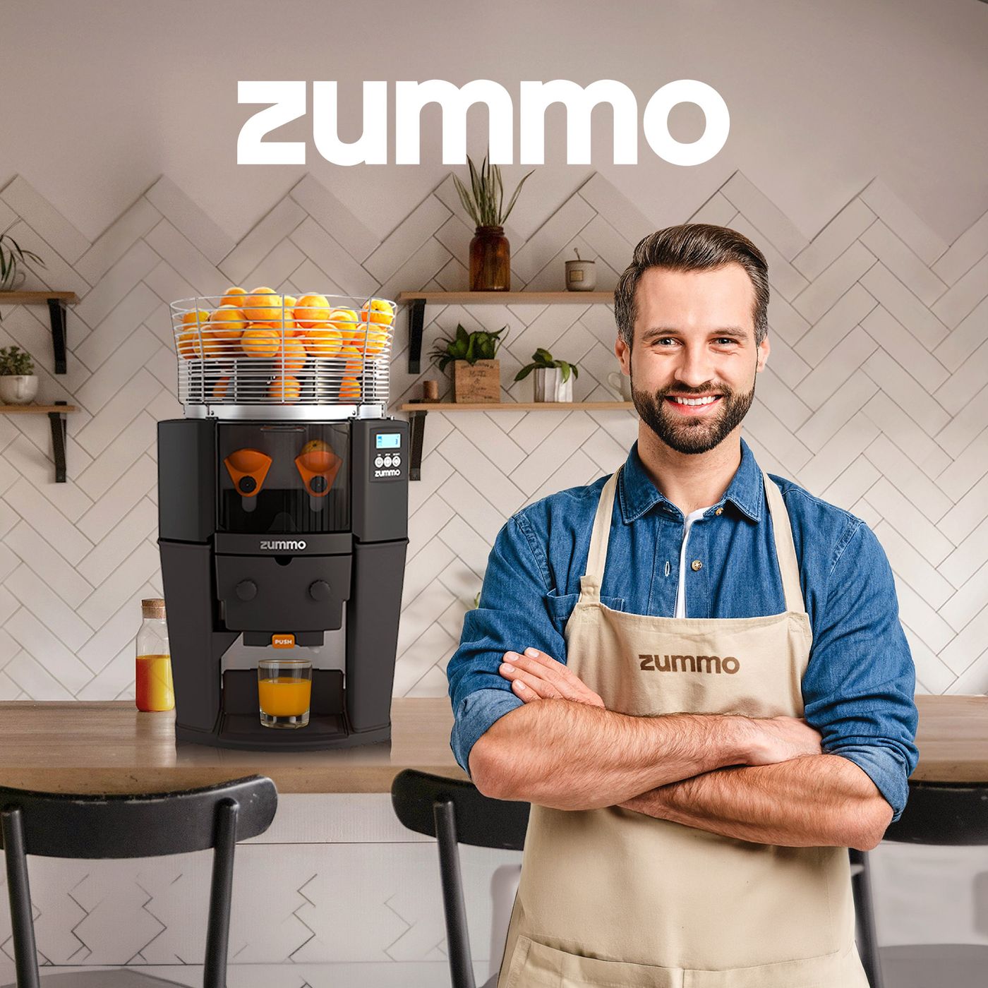 Zummo card with logo